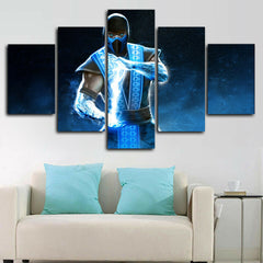 Mortal Kombat Sub-Zero Wall Art Canvas Decor Printing