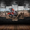Image of Motocross Dirt Bike Racing Wall Art Canvas Decor Printing