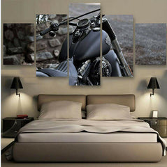 Motorcycle Photography Wall Art Canvas Decor Printing