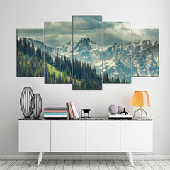 Mountain Forest Oregon Washington Wall Art Canvas Decor Printing