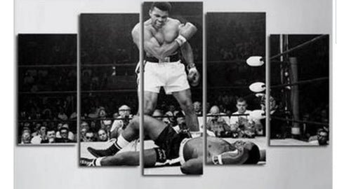 Muhammad Ali Knockout Boxing Cassius Clay Wall Art Canvas Decor Printing