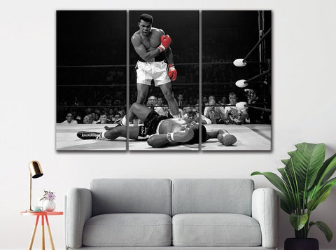 Muhammad Ali Knockout Wall Art Canvas Print Decor