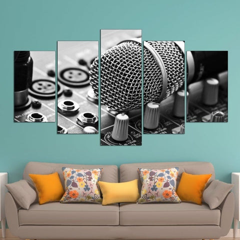 Music Console Lover Wall Art Canvas Decor Printing