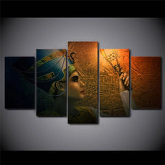 Nefertiti Egyptian Queen Wall Art Canvas Decor Printing