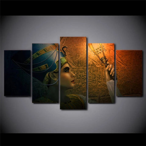 Nefertiti Egyptian Queen Wall Art Canvas Decor Printing