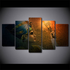 Nefertiti Egyptian Wall Art Canvas Decor Printing