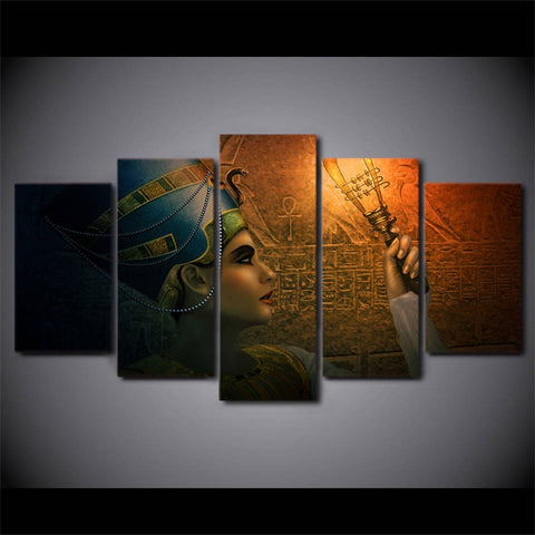 Nefertiti Egyptian Wall Art Canvas Decor Printing