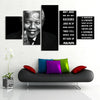 Image of Nelson Mandela Inspirational Quotes Wall Art Canvas Decor Printing