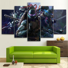 Ninja Turtles Warriors Digital Wall Art Canvas Decor Printing