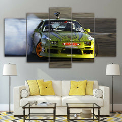 Nissan Formula Drift Japan Car Maxxis Tire Wall Art Canvas Decor Printing