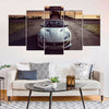 Image of Novitec White Super Car Wall Art Canvas Decor Printing