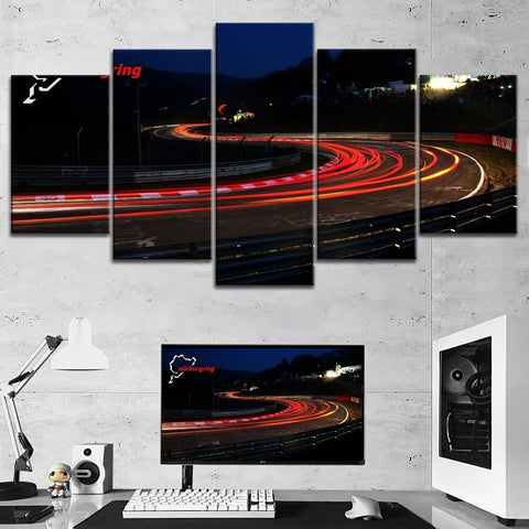 Nurburgring Rally Road Landscape-2 Wall Art Canvas Decor Printing