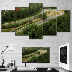 Nurburgring Rally Road Landscape-7 Wall Art Canvas Decor Printing