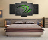 Image of Nvidia Gaming Room Wall Art Canvas Decor Printing