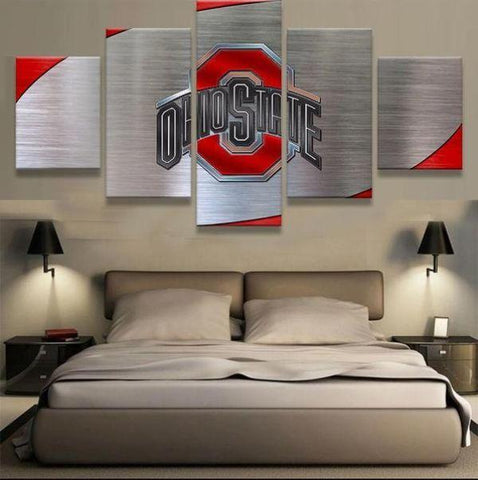 Ohio State Team Wall Art Canvas Decor Printing