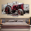 Image of Old Vintage Antique Tractor Wall Art Canvas Decor Printing
