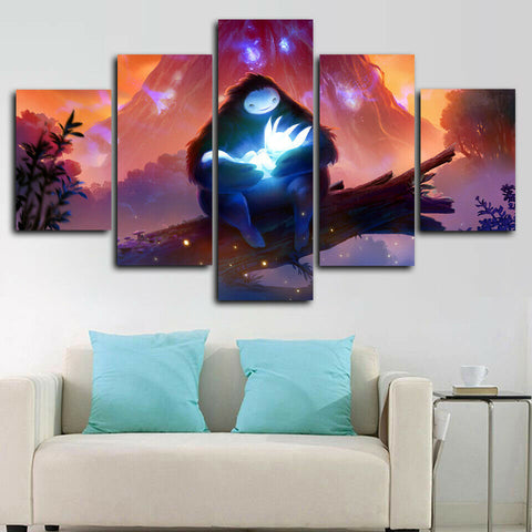 Ori and the Blind Forest Wall Art Canvas Decor Printing