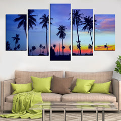 Palm Trees - California Wall Art Canvas Decor Printing