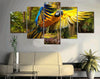 Image of Parrot Flying Tropical Bird Wall Art Canvas Decor Printing