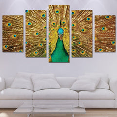 Peacock feathers Wall Art Canvas Decor Printing