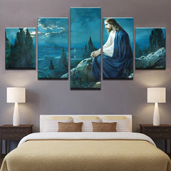 Prayer Jesus Gethsemane Wall Art Canvas Decor Printing