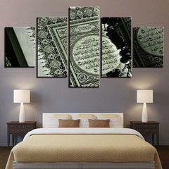 Quran Islamic Art Scripture Wall Art Canvas Decor Printing