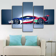 Race Car Wall Art Canvas Decor Printing