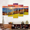 Image of Red Trees Canadian Fall Landscape Wall Art Canvas Decor Printing