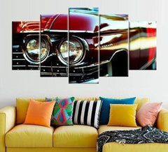 Retro Car Cadillac Automotive Wall Art Canvas Decor Printing