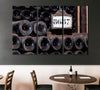 Image of Retro Wine Bottles Wall Art Canvas Print Decor-3Panel