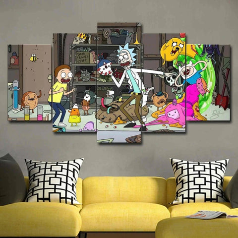 Rick And Morty Wall Art Canvas Decor Printing