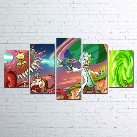 Rick & Morty Wall Art Canvas Decor Printing