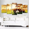 Image of Rooster Chicken Barn Harvest Wall Art Canvas Decor Printing