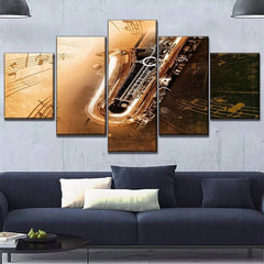 Saxophone Jazz Musician Wall Art Canvas Decor Printing