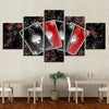 Image of Set Of Ace Playing Cards Wall Art Canvas Decor Printing