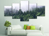 Image of Smoky Forest Mist Wall Art Canvas Decor Printing