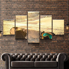 Snowboarding Bliss Wall Art Canvas Decor Printing