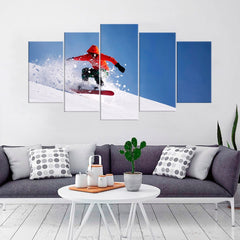 Snowboarding Winter Sports Wall Art Canvas Decor Printing