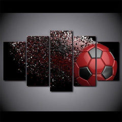 Soccer Abstract Football Wall Art Canvas Decor Printing