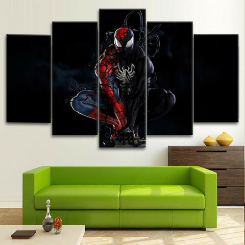 Spider Man Venom Transform Wall Art Canvas Decor Printing