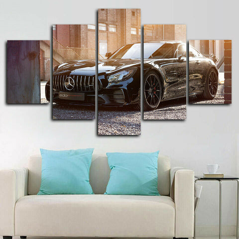 Sports Car Mercedes AMG Wall Art Canvas Decor Printing