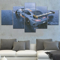 Sports Drift Car Wall Art Canvas Decor Printing