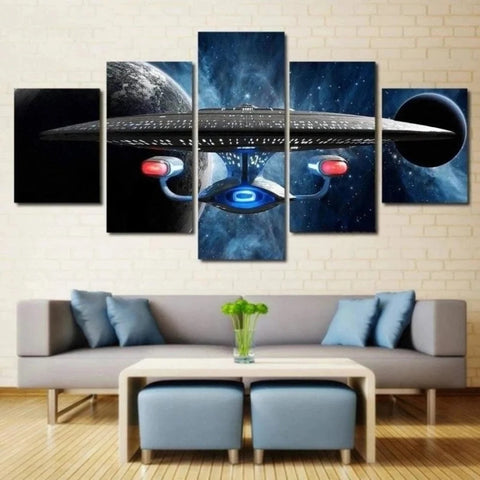 Star Trek Enterprise Wall Art Canvas Decor Printing