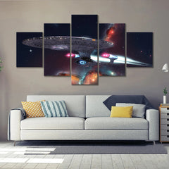 Star Trek Outer Space Spaceship Wall Art Canvas Decor Printing