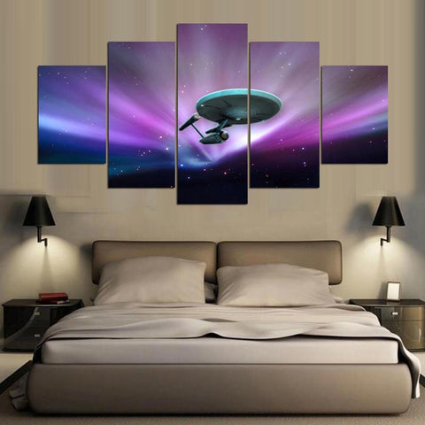 Star Trek TOS Enterprise Wall Art Canvas Decor Printing