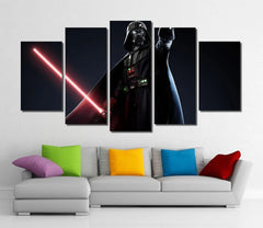 Star Wars Darth Vader Anakin Skywalker Lightsaber Wall Art Canvas Decor Printing