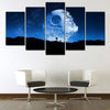 Image of Star Wars Landscape Death Star Wall Art Canvas Decor Printing