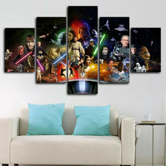 Star Wars Movie Characters Wall Art Canvas Decor Printing