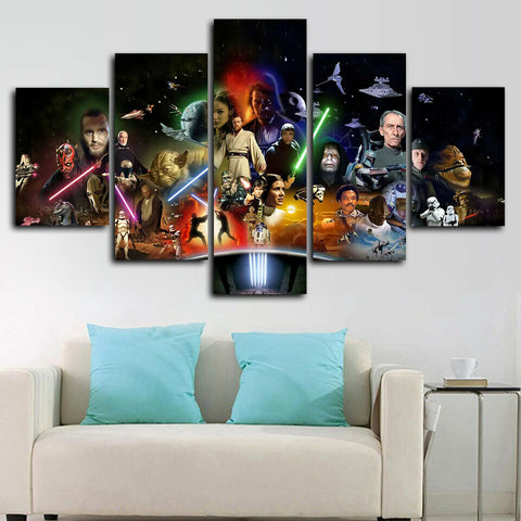 Star Wars Movie Characters Wall Art Canvas Decor Printing
