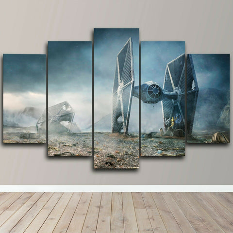 Star Wars Tie Fighter Wall Art Canvas Decor Printing